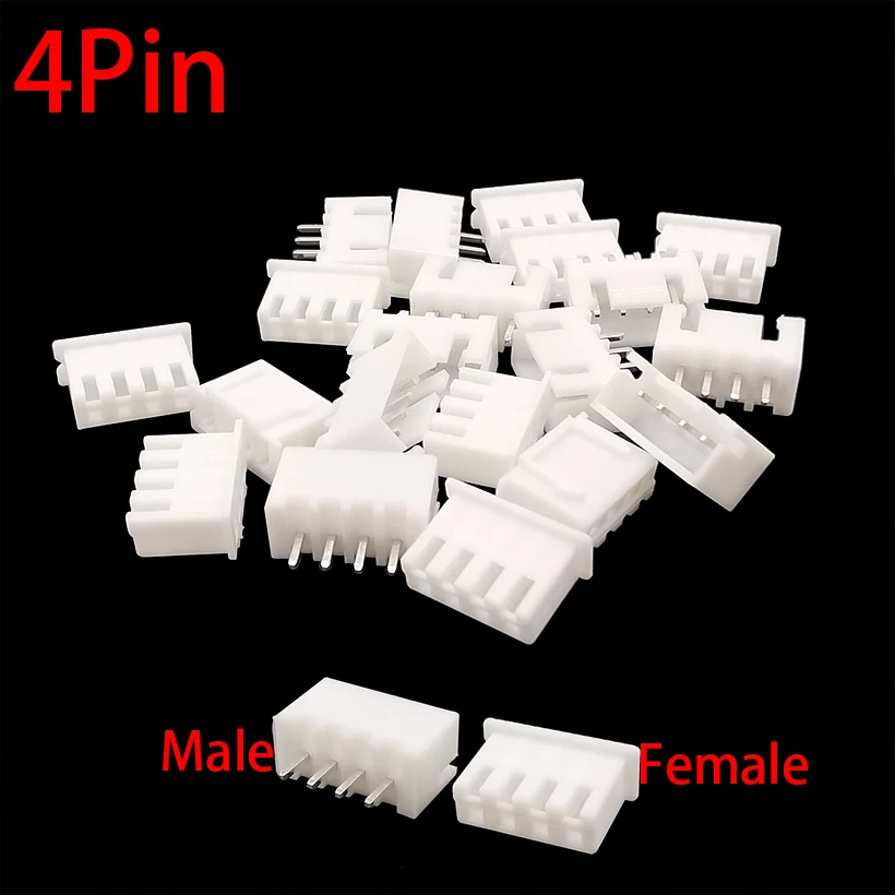 100 Stücke JST XH2.54 2/3/4/5 Pin Terminals Kunststoff Shell Stecker + Buchse Draht Stecker XH 2,54 2P 3P 4P 5P