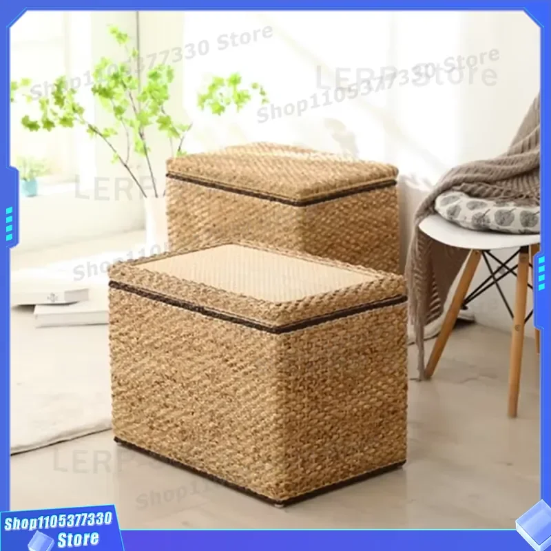 Natural Seaweed Storage Basket Handmade Lightweight Chest Organizer for Home Decor New Luggage Style Made in China Quality
