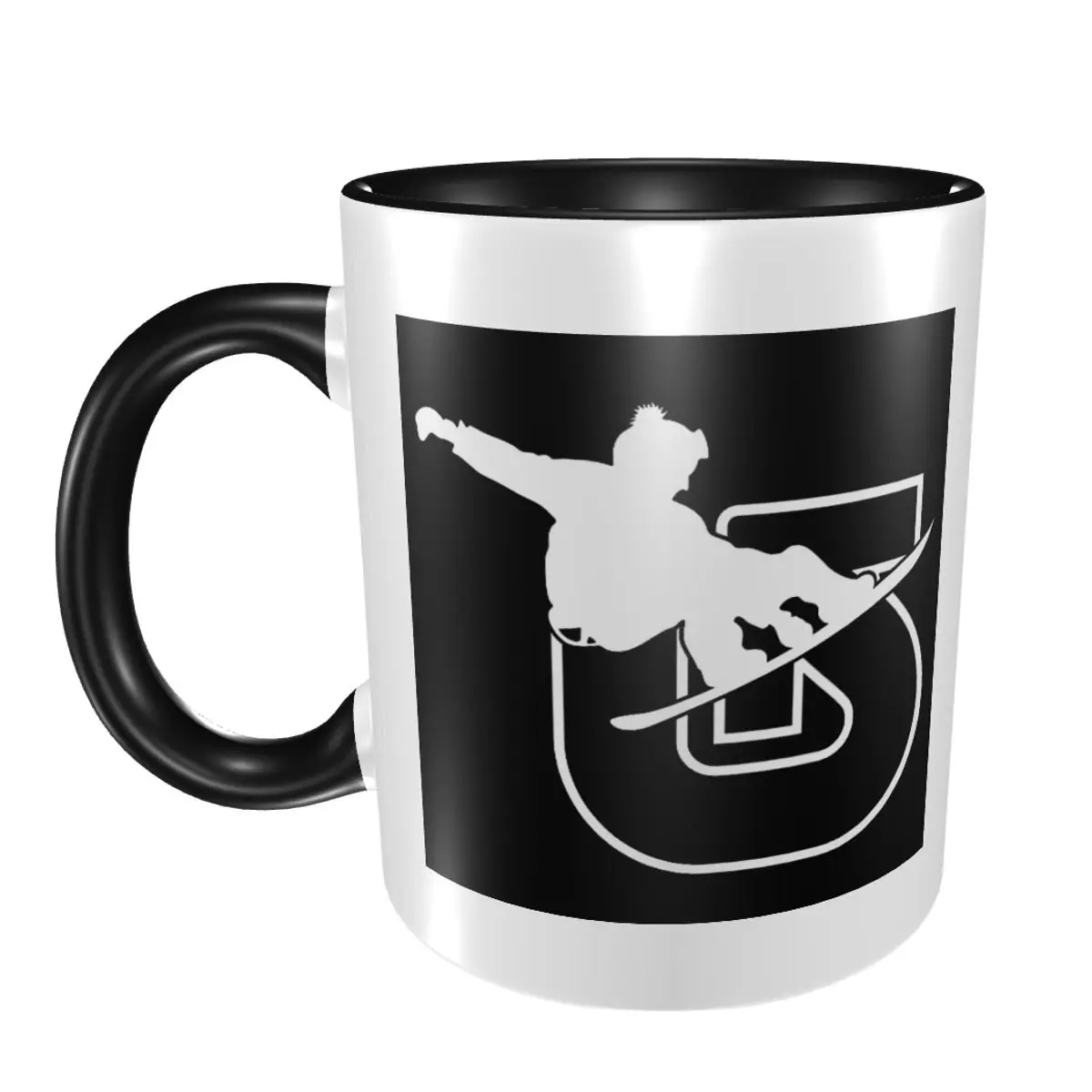 

Спортивная кружка для сноуборда Burton, забавные керамические кофейные чашки, чайные кружки, чашка для молока, посуда для напитков, подарки для женщин и мужчин