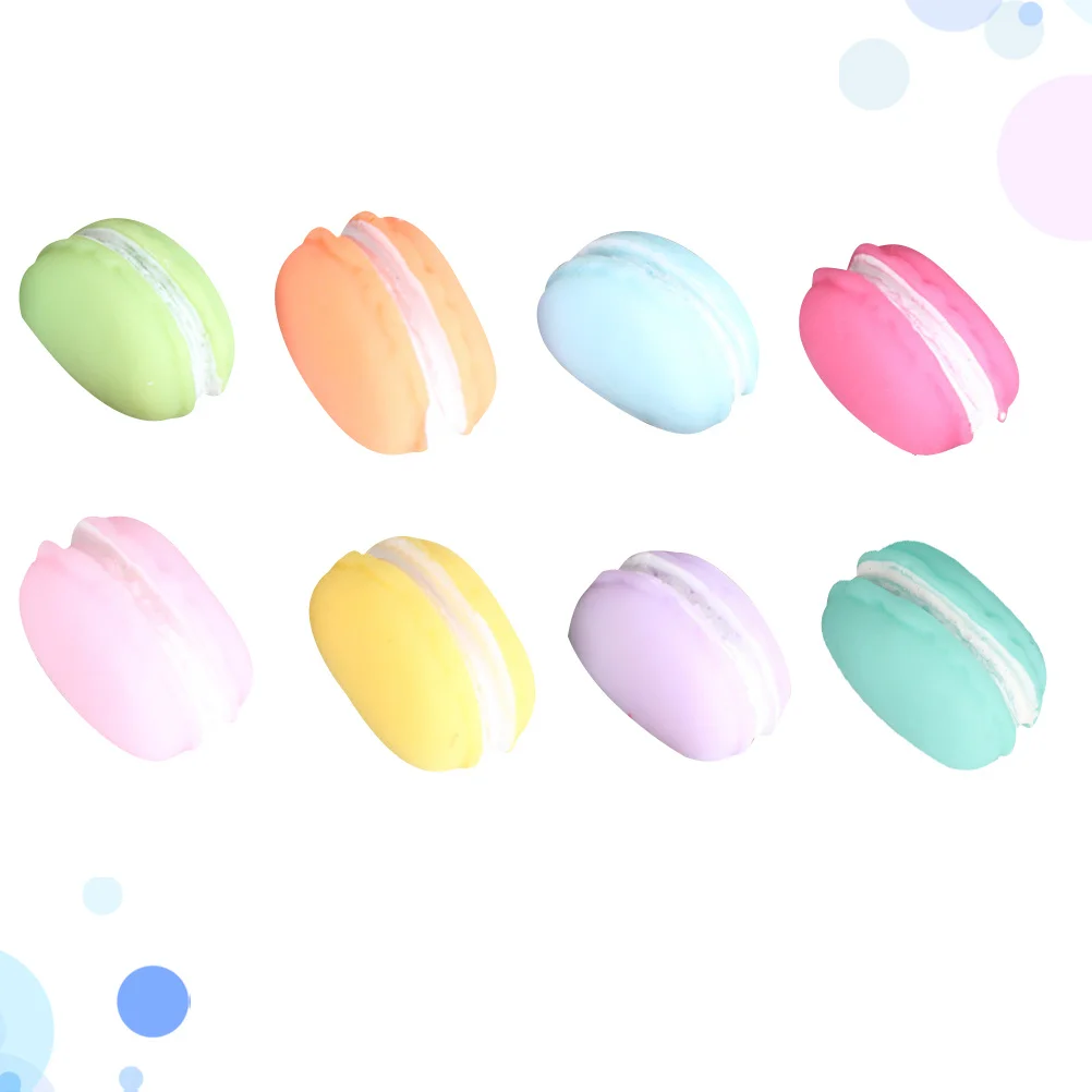 

16pcs Magnetic Washer Sticker 8 Colors Resin Macaron Fridge Magnets For Office Refrigerator Decorative Adsorption Home