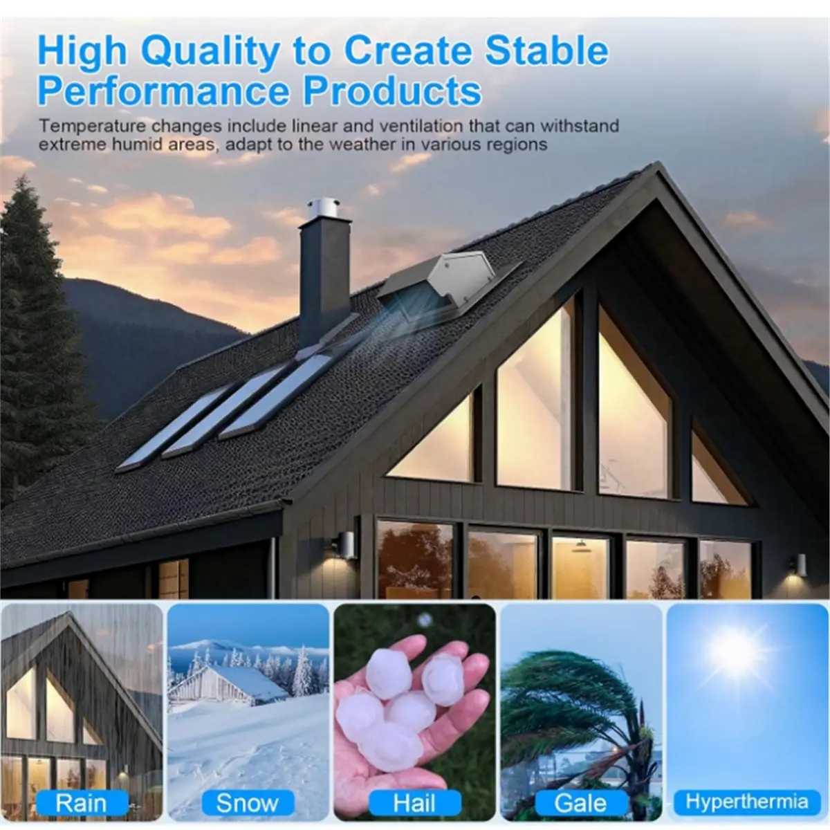 Budget-Friendly-4 Inch Roof Vent Cap,Roof Vents for Houses, Carbon Steel Roof Exhaust Vent with Damper, Diameter Collar Removabl