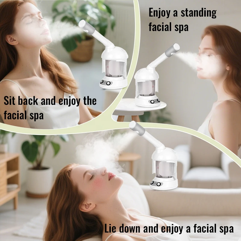 KSKIN Custom Hot Sale Face Mist Spray Portable Facial Steamer For Face Professional Ionic Facial Steamer