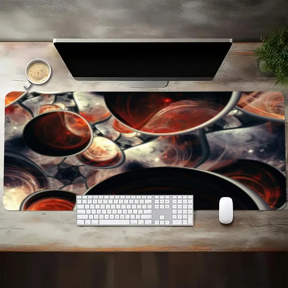 Large Size Playmat Huge Ring Planet Deep Space Cosmic Scene Mousepad For Home Laptop Gaming Table Mat
