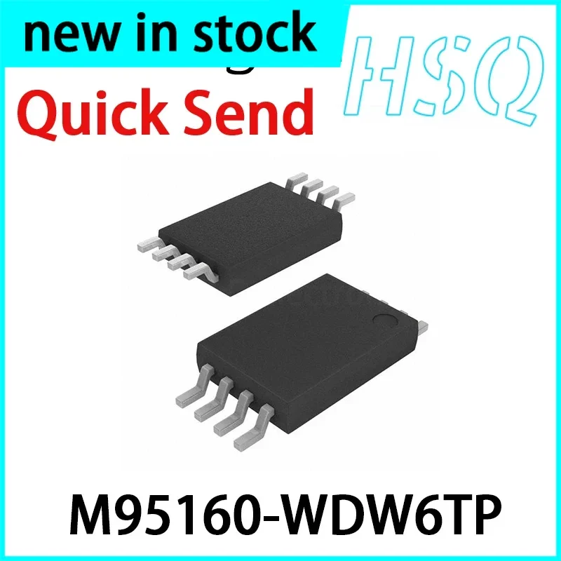 5PCS 95160 M95160-WDW6TP Screen Printing 516WP Automotive Instrument Storage Chip Ultra-fine TSSOP8