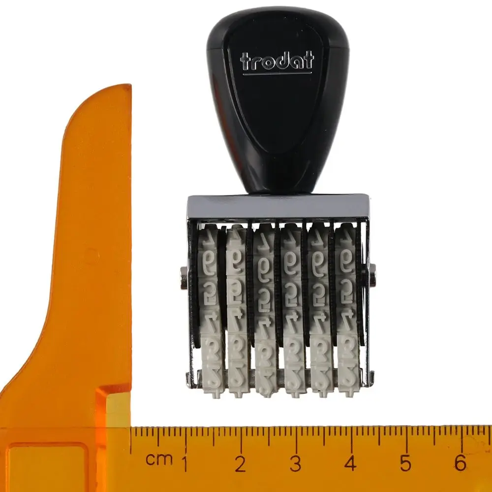 6 Digit Number Roller Stamps,Personalized Changeable Number Stamp for Office