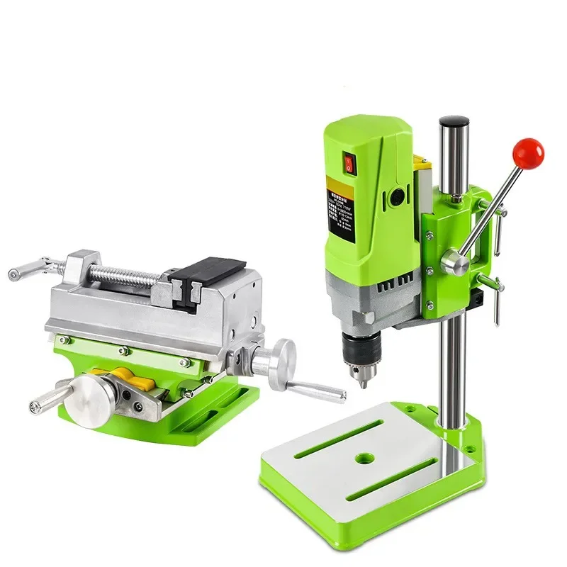 Mini Bench Drill Press Milling Machine Variable Speed Drilling Chuck 1-16mm  DIY Wood Metal Industrial Grade Drilling Machine