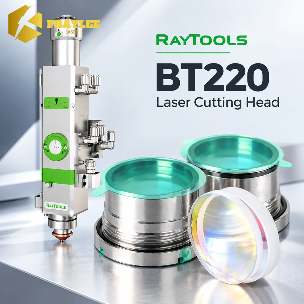 Raytools Laser Collimating Focusing Lens With Holder Dia.28 F100 F125 F150 For BT220 Fiber Laser Cutting Machine