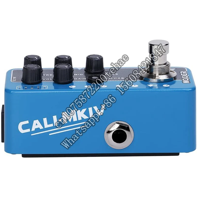 Mooer-Micro Preamp Pedal Guitar Parts Effect, efeitos múltiplos, canais duplos, 3 alto-falante, táxi simulação, elétrico, Cali Mkiv, 017