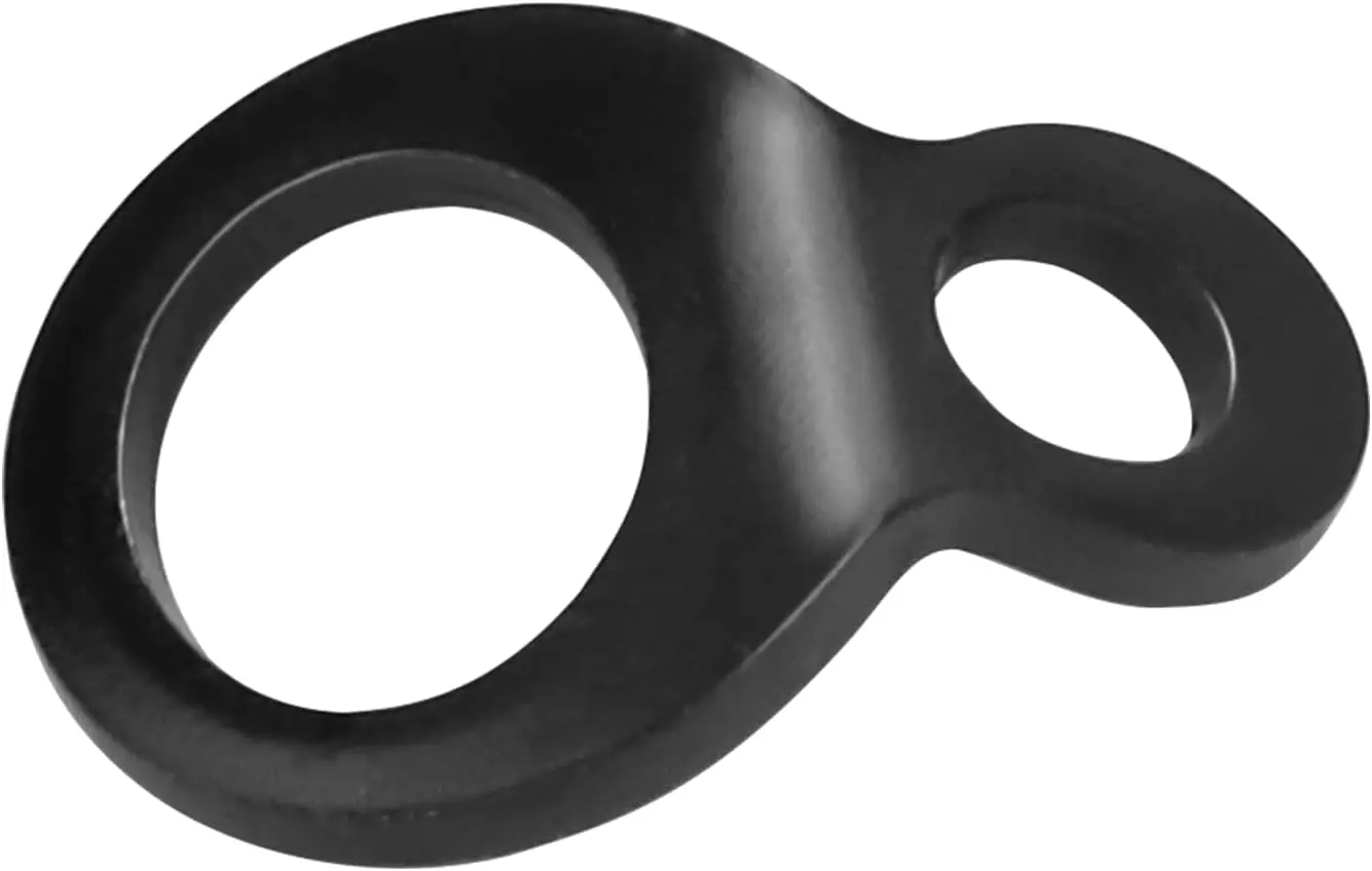 Stainless Steel Tie-Down Anchors - Multi-Purpose Mounting Hooks for Truck, Trailer, Workshop & Utility Vehicles Black view 4