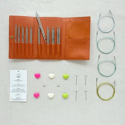 Lotus Yarns PAMIR 5 Interchangeable Circular Needles Set( 10 Pairs needle length 11.5cm)
