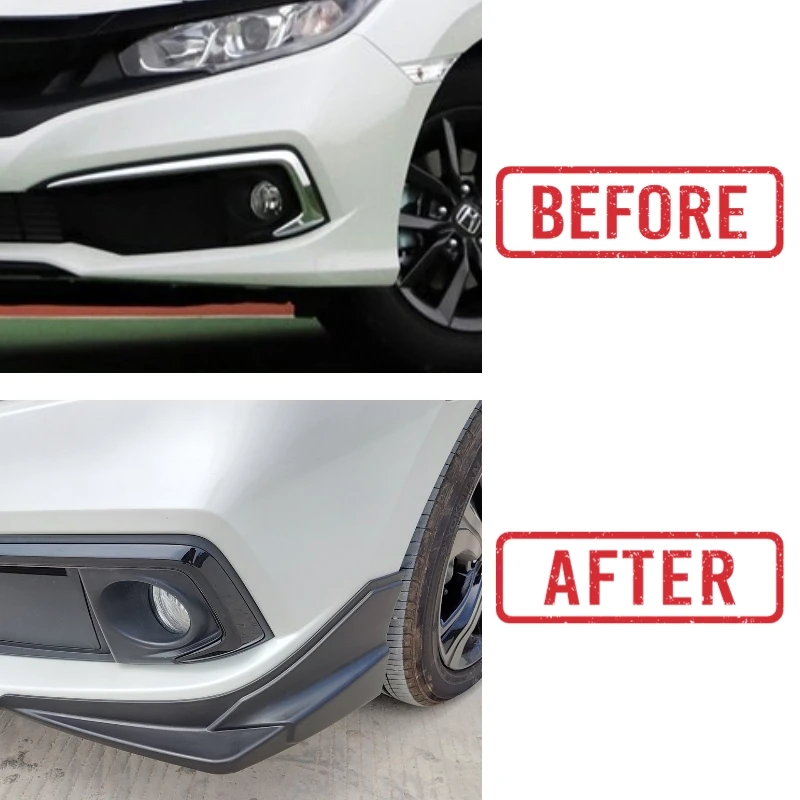 RG 10th Gen Civic Sedan Thai-Style Front Bumper Corner Car Modification Accessories