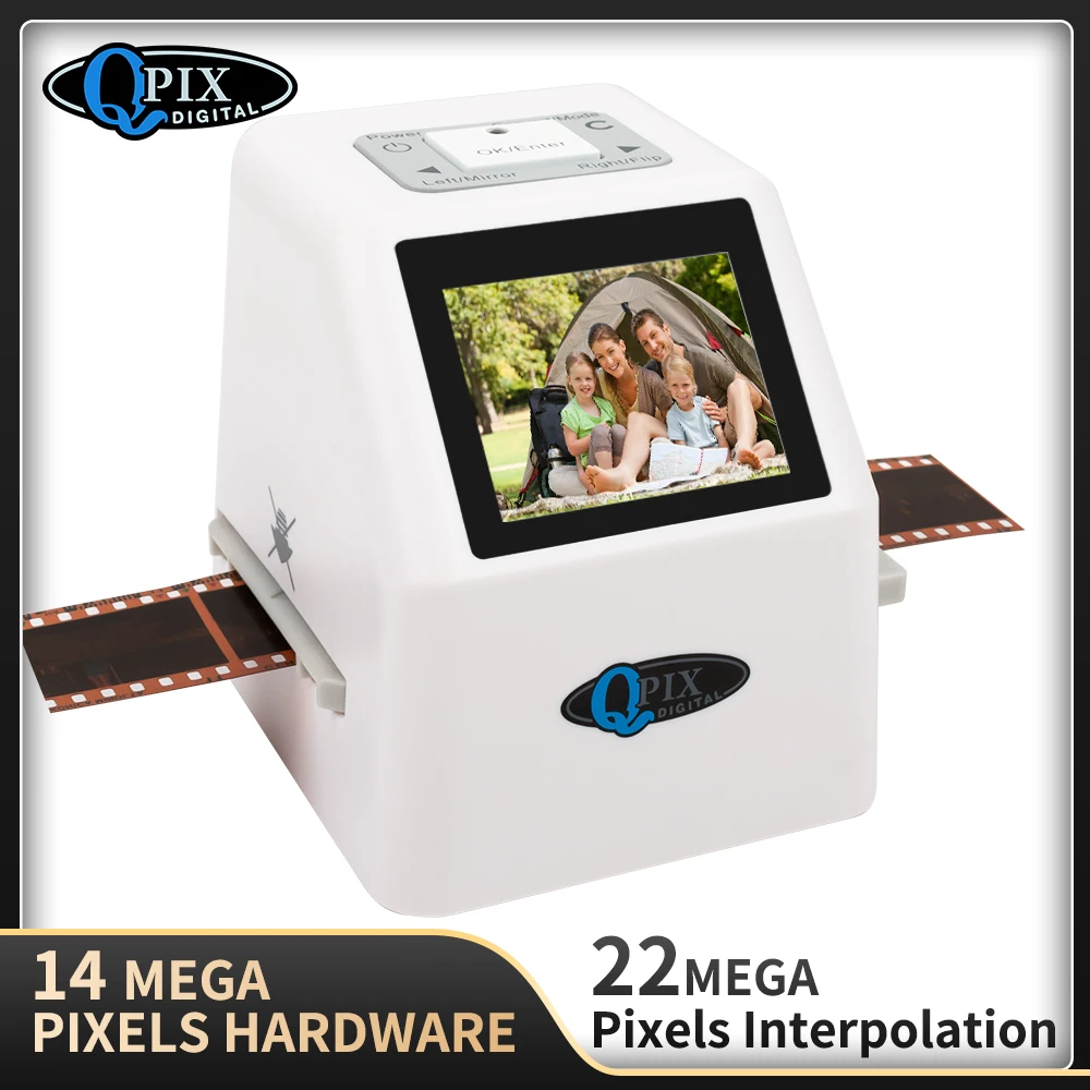 QPIX 22 MP 35mm Portable Film Scanners 135 110 126KPK Super 8 Negative…