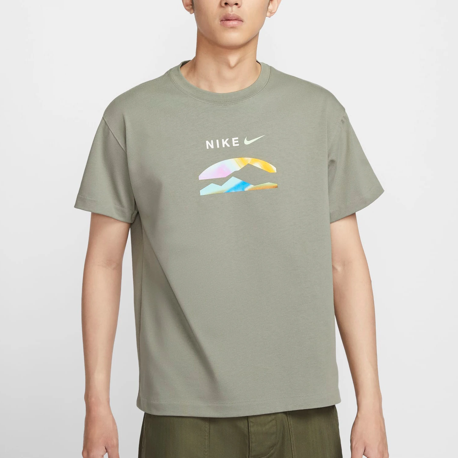 

Nike официальная оригинальная летняя новая мужская трикотажная дышащая повседневная спортивная с коротким рукавом HJ3958-053