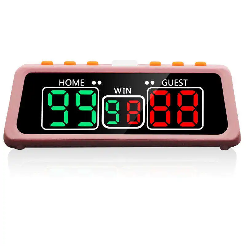 Button Remote Control Light Emitting Diode Digital Scoreboard Portable Mini Electronic Scoreboard Ball Sports Chess