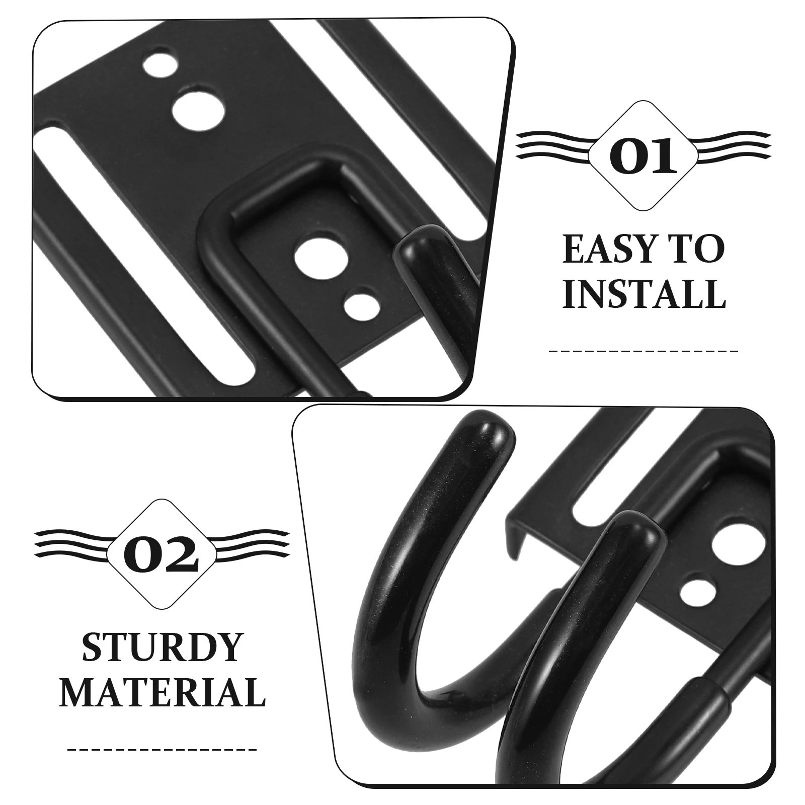 

Heavy Duty Garage Wall Mounted Storage Organizer For Bikes Tools Wall Mount Utility Hooks Garage Storage Hangers Tools Organizer