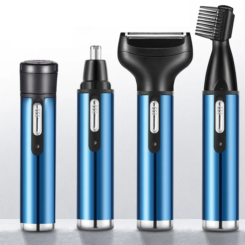 4in1 Multi-functional Electric Nose Hair Trimmer USB Rechargeable Shaving Mini Razor Trimmer