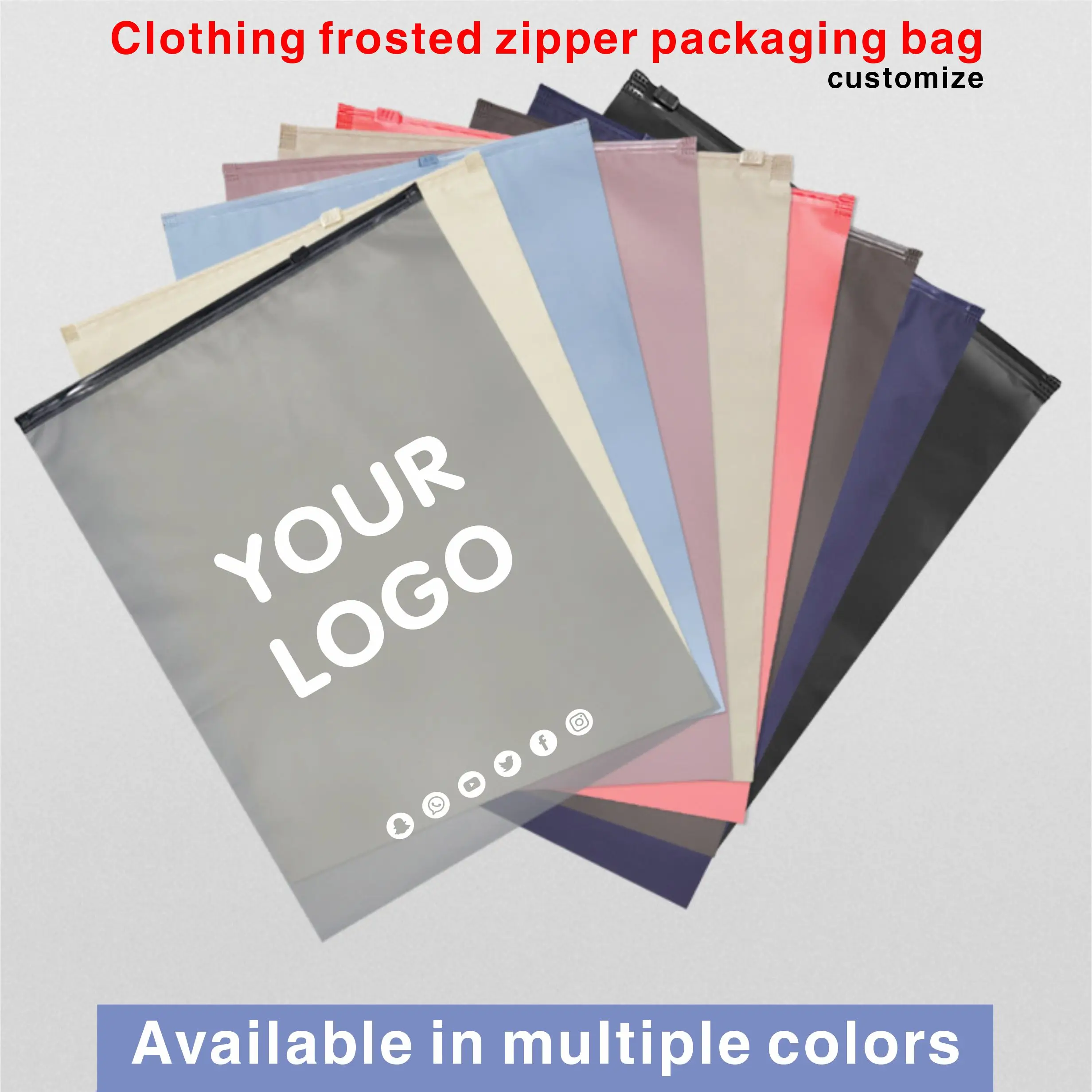 

Customized packaging bags, zipper bags, shipping bags, and dedicated links for express delivery bags