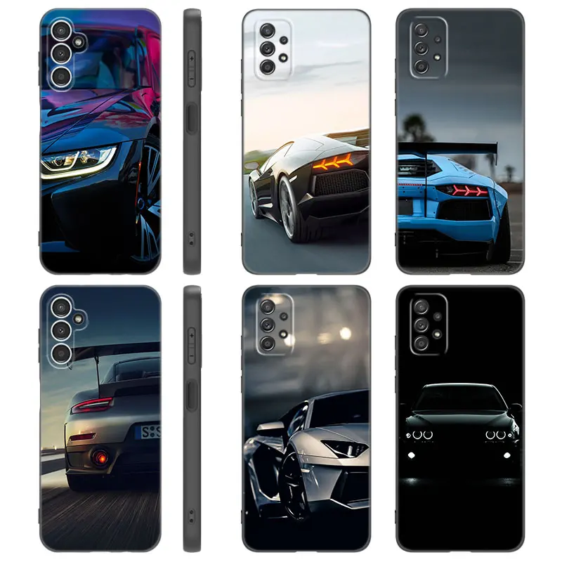 Sports Cars Male Men Phone Case For Samsung A13 A22 A24 A32 A71 4G A33 A34 A35 A52 A53 A54 A55 A73 5G A12 A14 A31 A50 A51 A72