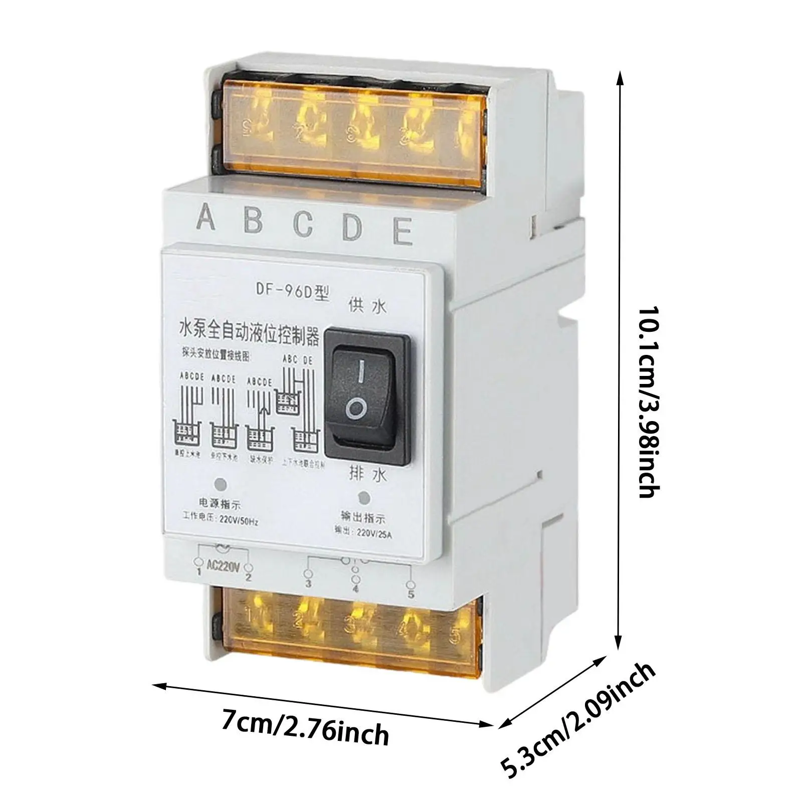 Electronic Pump Pressure Regulator Portable Float Switch Control Relay for