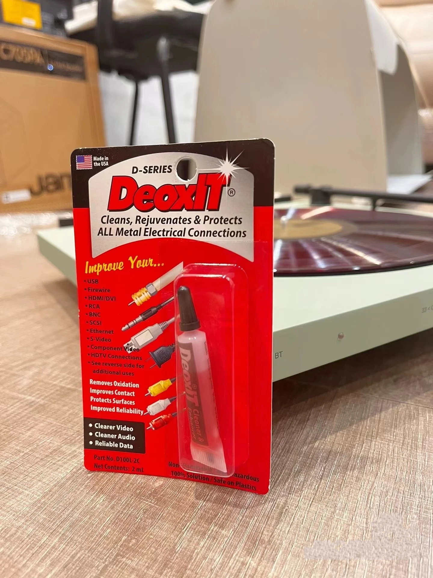 American CAIG DeoxIT Audio Protection King, Óleo Manutenção e Limpeza, Óleo de Contacto Aumentar