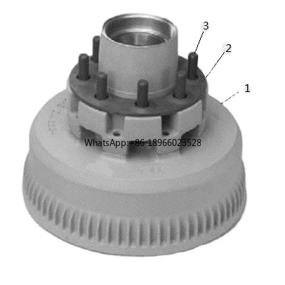 

Source Factory 12.25*4 Inch 10-15K LBS Brake Drum for America Type Trailers