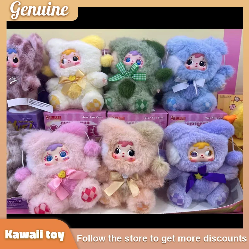 

Новая плюшевая игрушка SAMUEL Good Time Series - сюрприз, милая аниме-фигурка, кукла, подарок на день рождения и праздник, приз для девочек