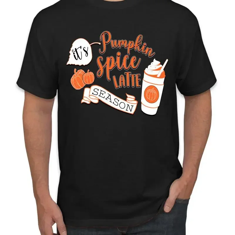 It's Pumpkin Spice Latte Season Orange Herren-T-Shirt