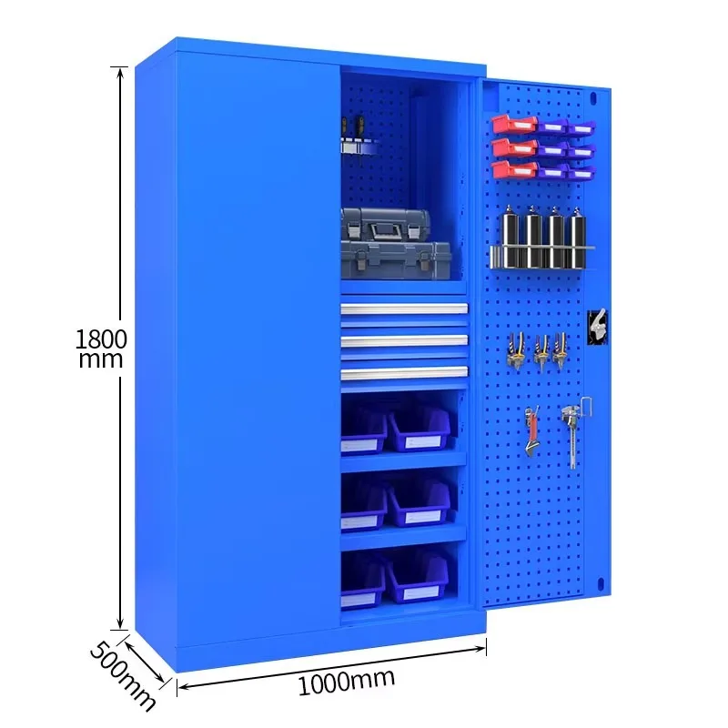 

Металлический инструментальный шкаф-тележка: новейшая прочная модель с большими ящиками