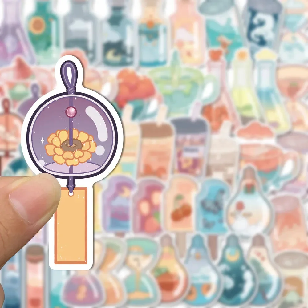 10/30/50pcs Cute INS Style Drink Stickers Aesthetic Decorative Notebook Phone Fridge Kawaii Kids DIY Sticker Decals for Kids Toy