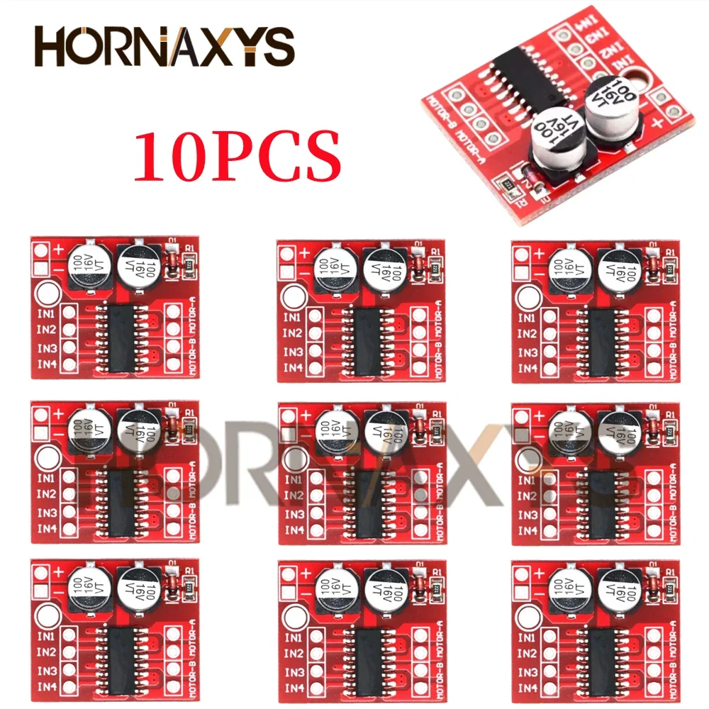 MX1508 Módulo Controlador De Motor CC 2V-10V 1.5A Marcha Atrás De 2 Vías Velocidad PWM Puente H Dual Controlador De Motor L298N