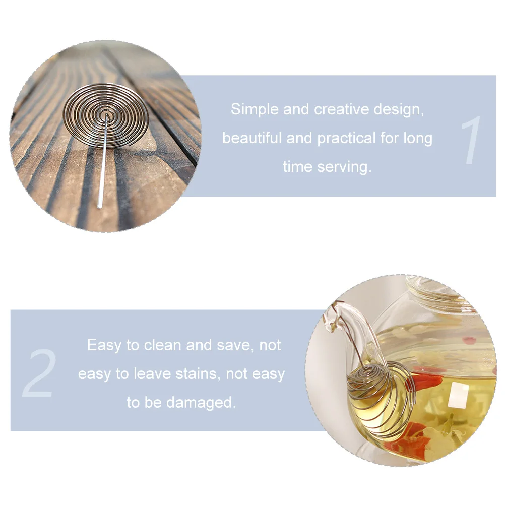 

10 Pcs Teapot Spout Filter Brewing Accessories Strainers for Loose Spring Spouts Stainless Steel