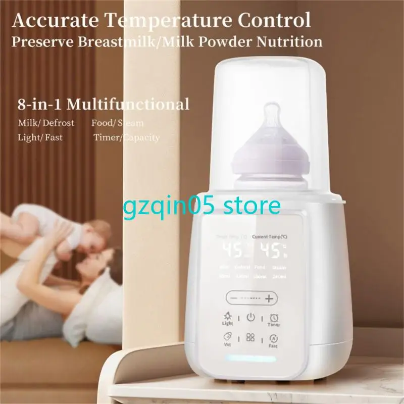 H055 Fast Heating Bottle Warmer for Breast Milk Formula Bottle Warmer with Timer & Night Light Multifunctional Bottle Warmer