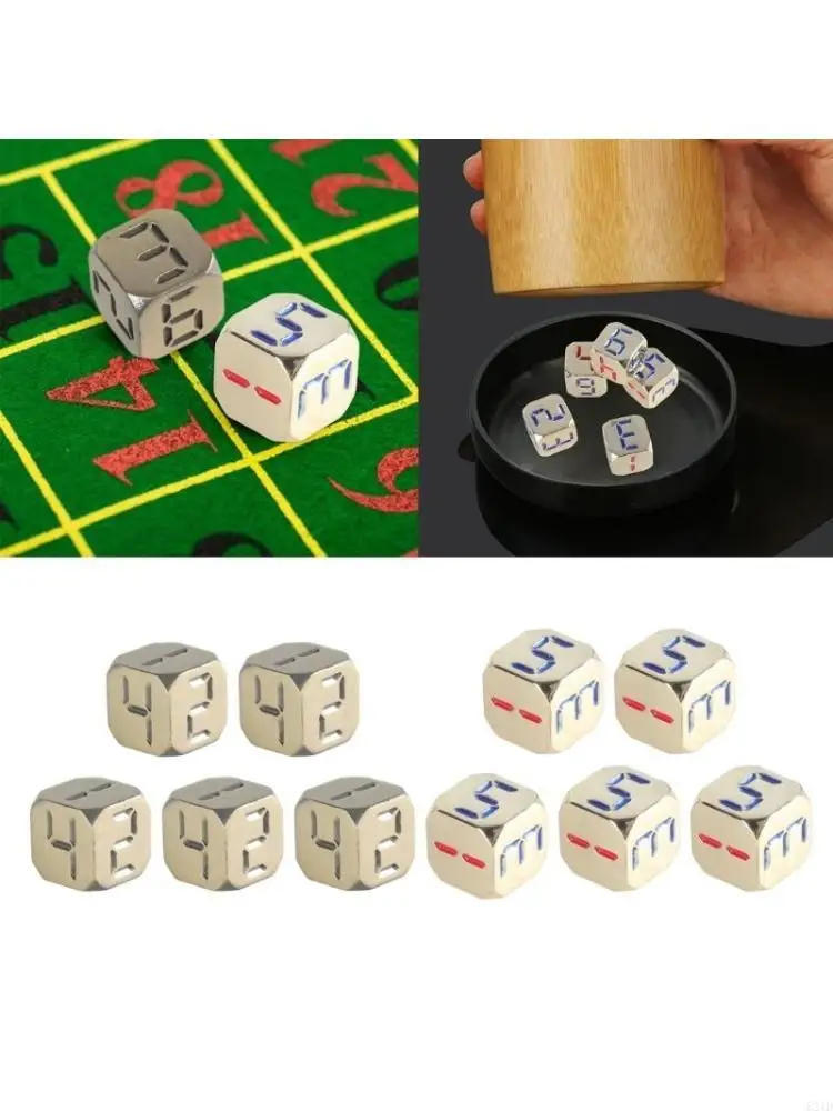 

Игровые кубики из сплавов, обучающие кубики, образовательная игрушка для подсчета, инструмент для обучения математике
