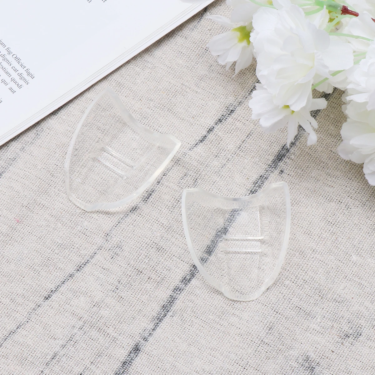 

2 Pairs Glasses Wings Side Shield Protection White Eyewear Protector Sideshield for