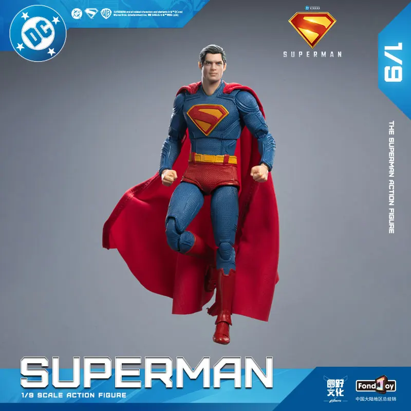 Fondjoy Toys 2025 figura de Superman película Superman 19cm 1/9 figura de acción Dc modelo multiverso muñeca modelo Original ornamento regalos