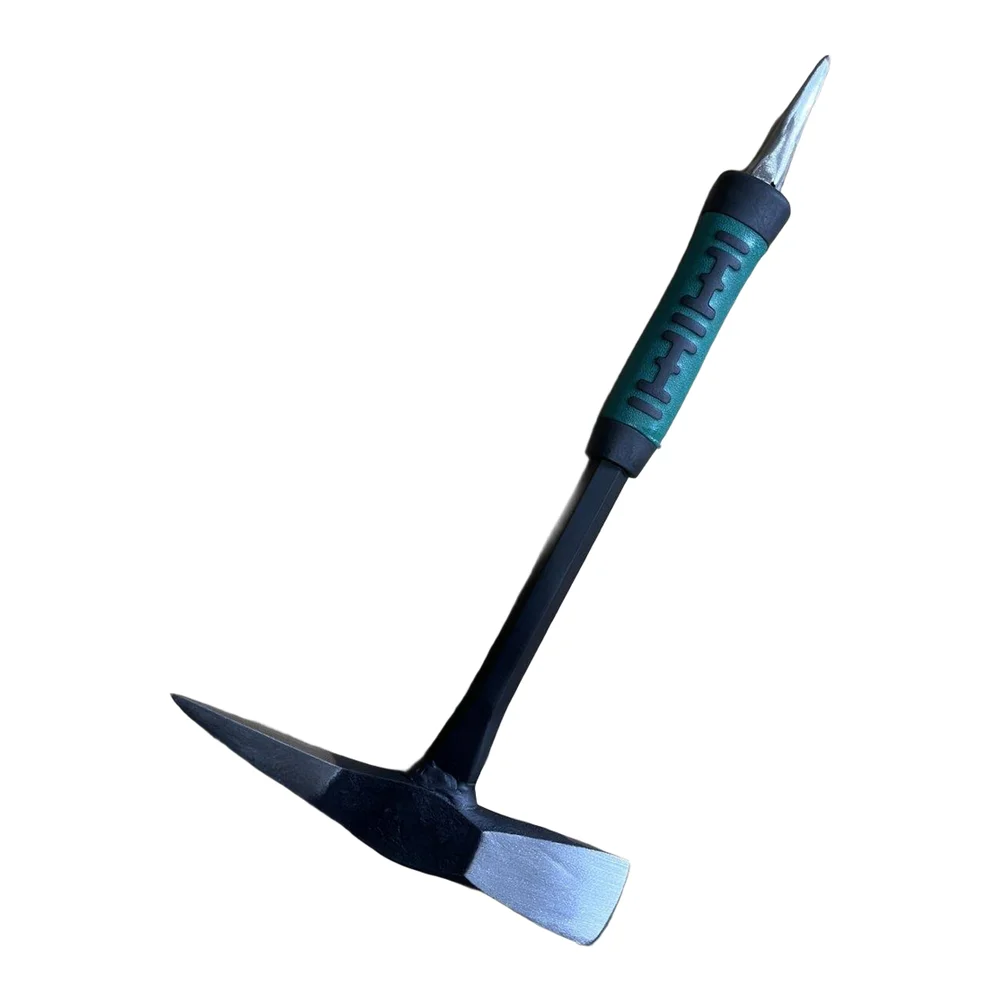 Flat Pointed Welding Slag Hammer High Hardness Quenched Hexagonal Steel Shaft For Industrial Drilling Forging Maintenance Tool