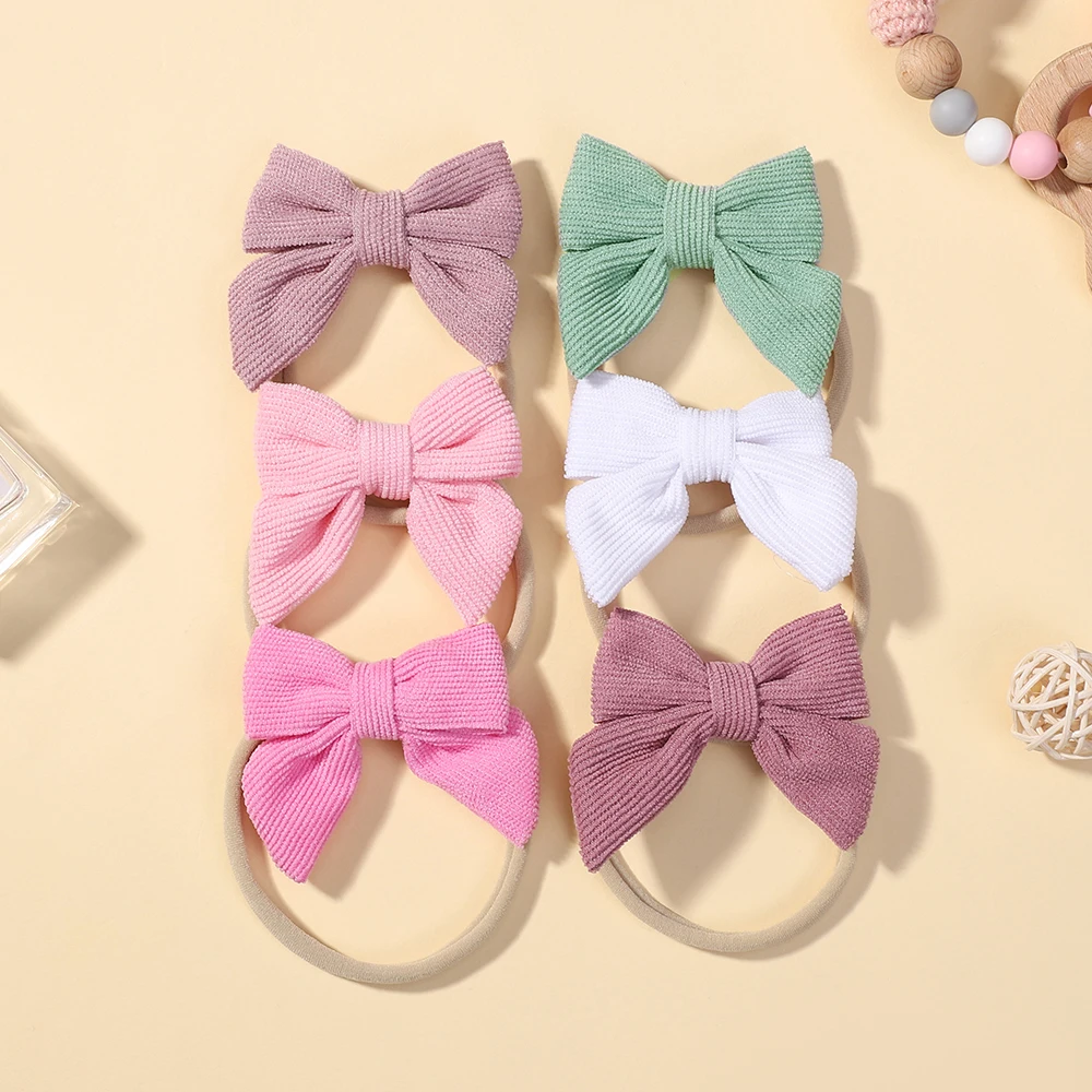 KIDS BOWS Exquisite floral headband elastic bow hiarband babys wedding tourism party headband dress up gift set