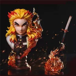 Pogromca demonów Kimetsu No Yaiba GK figura Rengoku Kyoujurou PVC 1/4 zabawki figurkowe figurki lalki Model figurki Anime