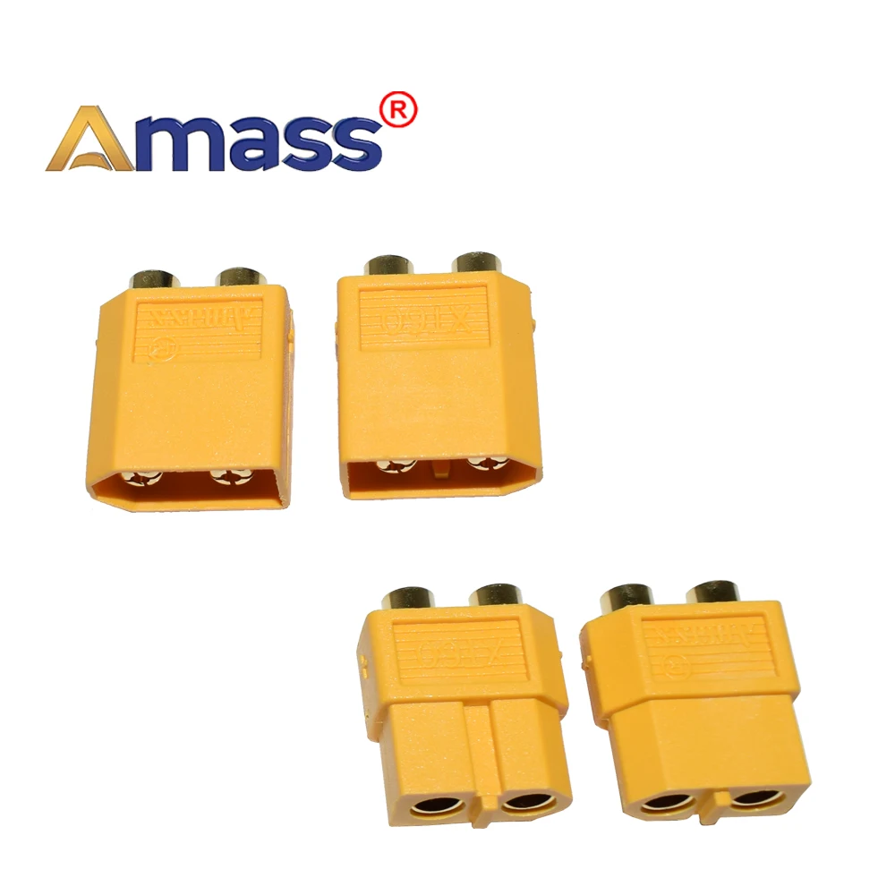 Amass XT60 PCB  XT60PB Plug XT60PB Connectors Male & Female PCB Dedicated for PCB Board For RC Models XT60PCB