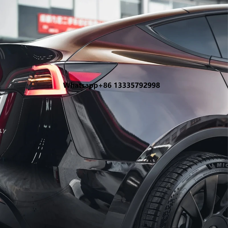 

Custom Black Turns Red Self Healing TPU Color Changing Film Car Wrapping Film Color PPF Paint Protection Film Color Change Foil