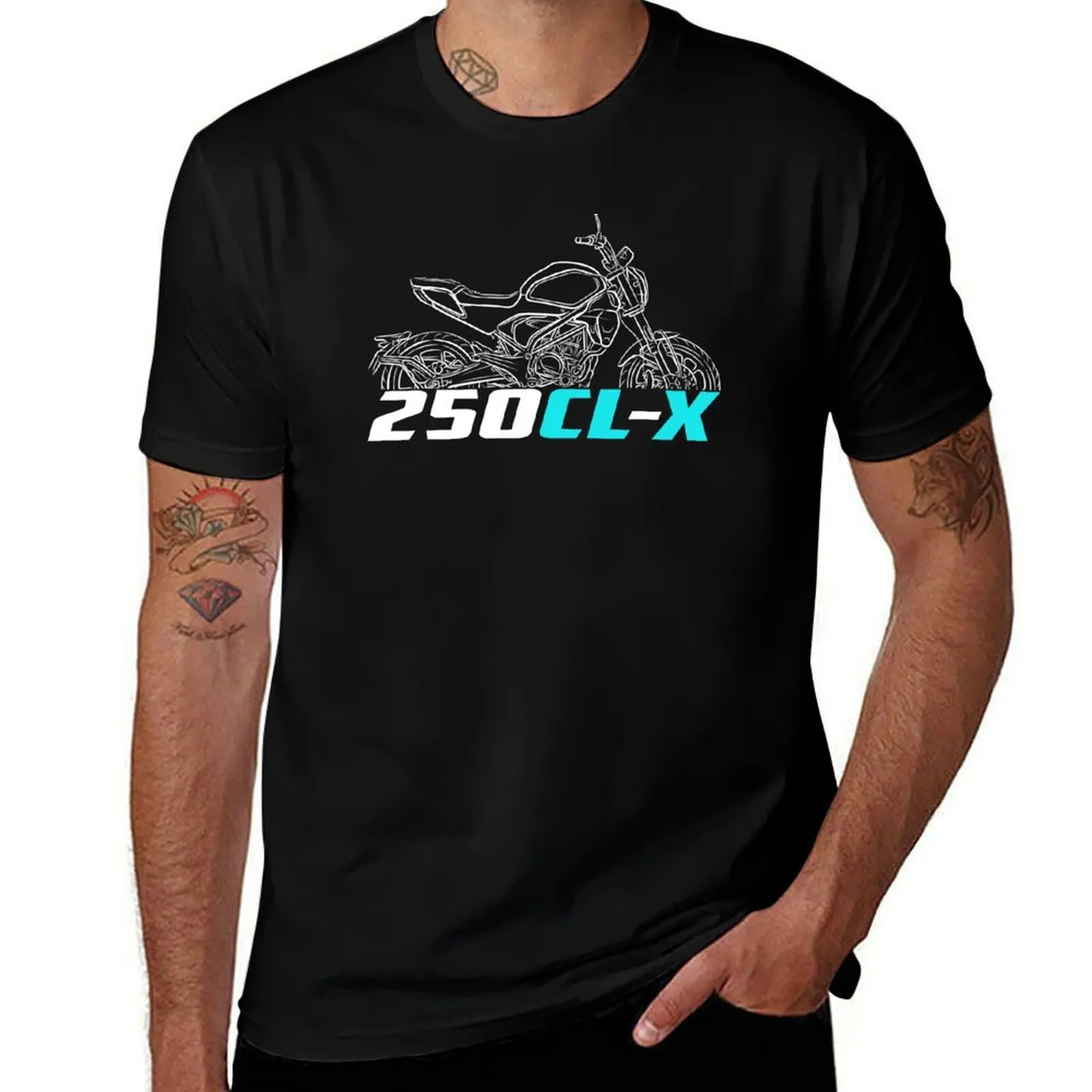 

CFmoto 250 CL-X for bikers, Motorcycle T-Shirt gifts for boyfriend graphics oversizeds slim fit t shirts for men