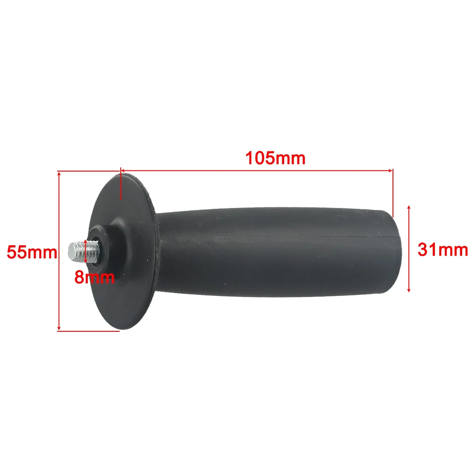 

8mm10mm Thread Auxiliary Handle For Angle Grinder 9523NB Black Color (As Pictures Show) Material Plastic Metal