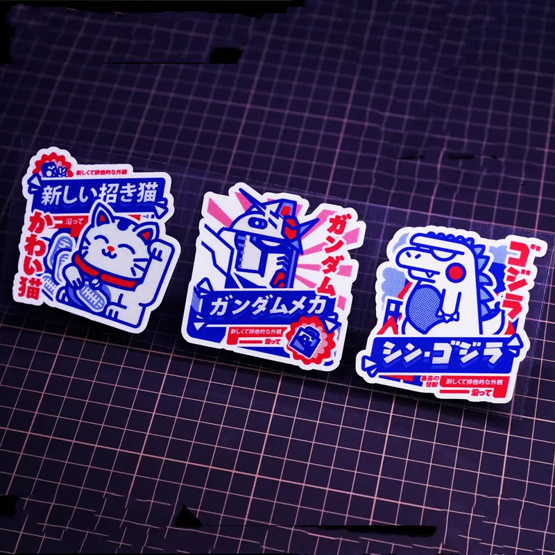 

Стайлинг автомобиля наклейка для японского JDM модифицированная наклейка Lucky Cat авто масляный бак окно корпус виниловая лента