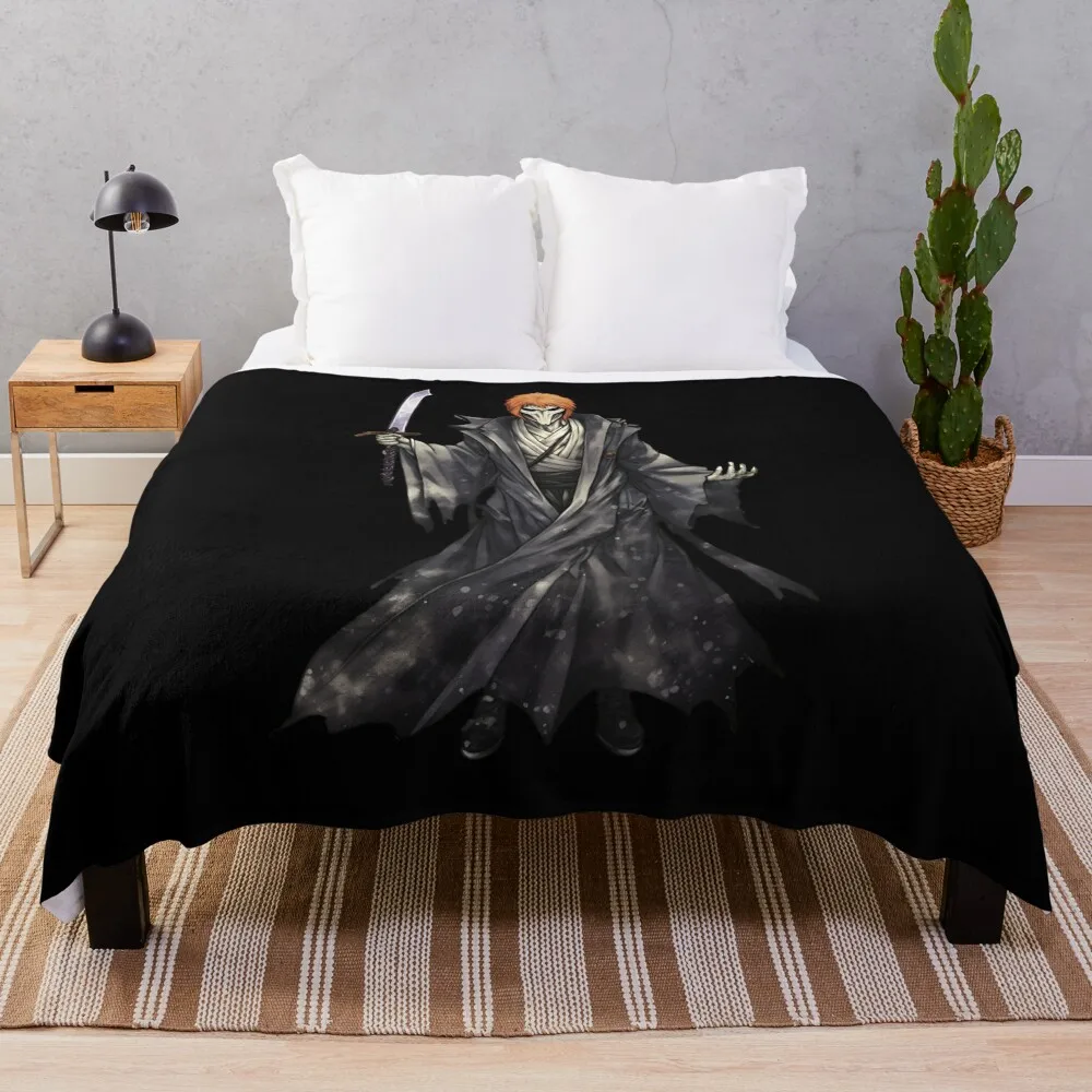 Eternal Watcher: Death's Enigmatic Shroud Throw Blanket wednesday Softest Sofa Throw Sofa Blankets