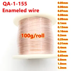 0.05 0.06 0.1 0.2 0.25 0.31 0.5 0.4 0.8 1.0mm copper wire Magnet Wire Enameled Copper Winding wire Coil Copper Wire Winding wire