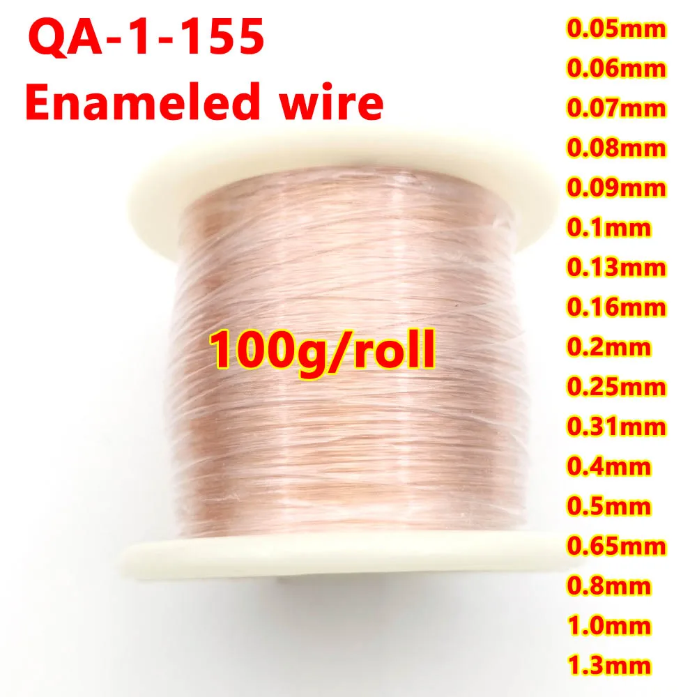 0.05 0.06 0.1 0.2 0.25 0.31 0.4 0.5 0.8 drut miedziany 1.0mm drut magnetyczny emaliowany zwój drutu miedzianego drut miedziany uzwojenie drutu miedzianego