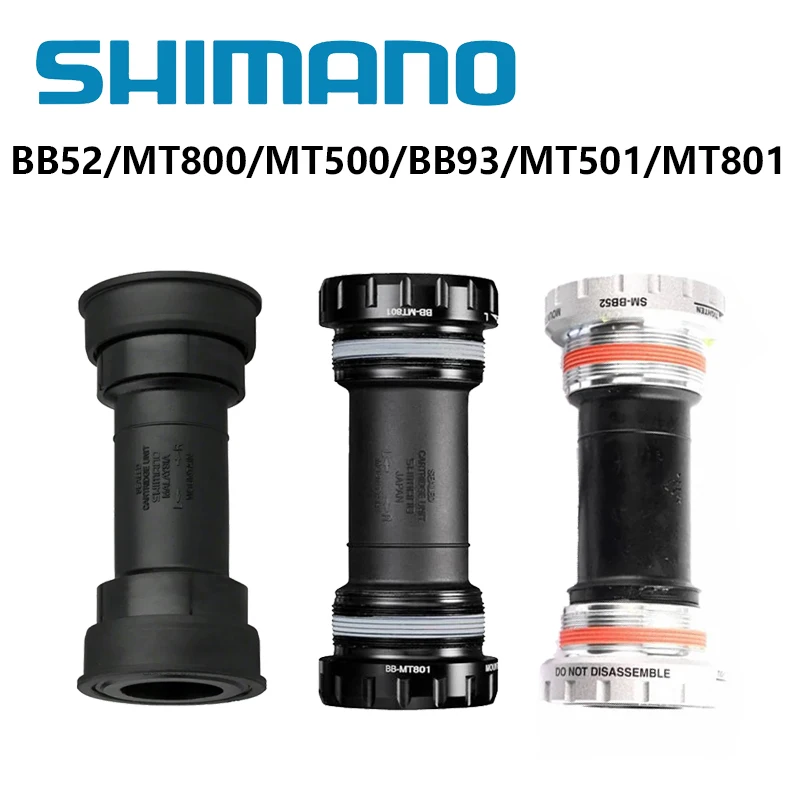 Shimano Bottom Bracket BB52 MT801 BB93 MT501 MT500 BSA Fits 68/73mm MT500 PA MT800 PA Press Fits 89.5/92mm For Mountain Bike