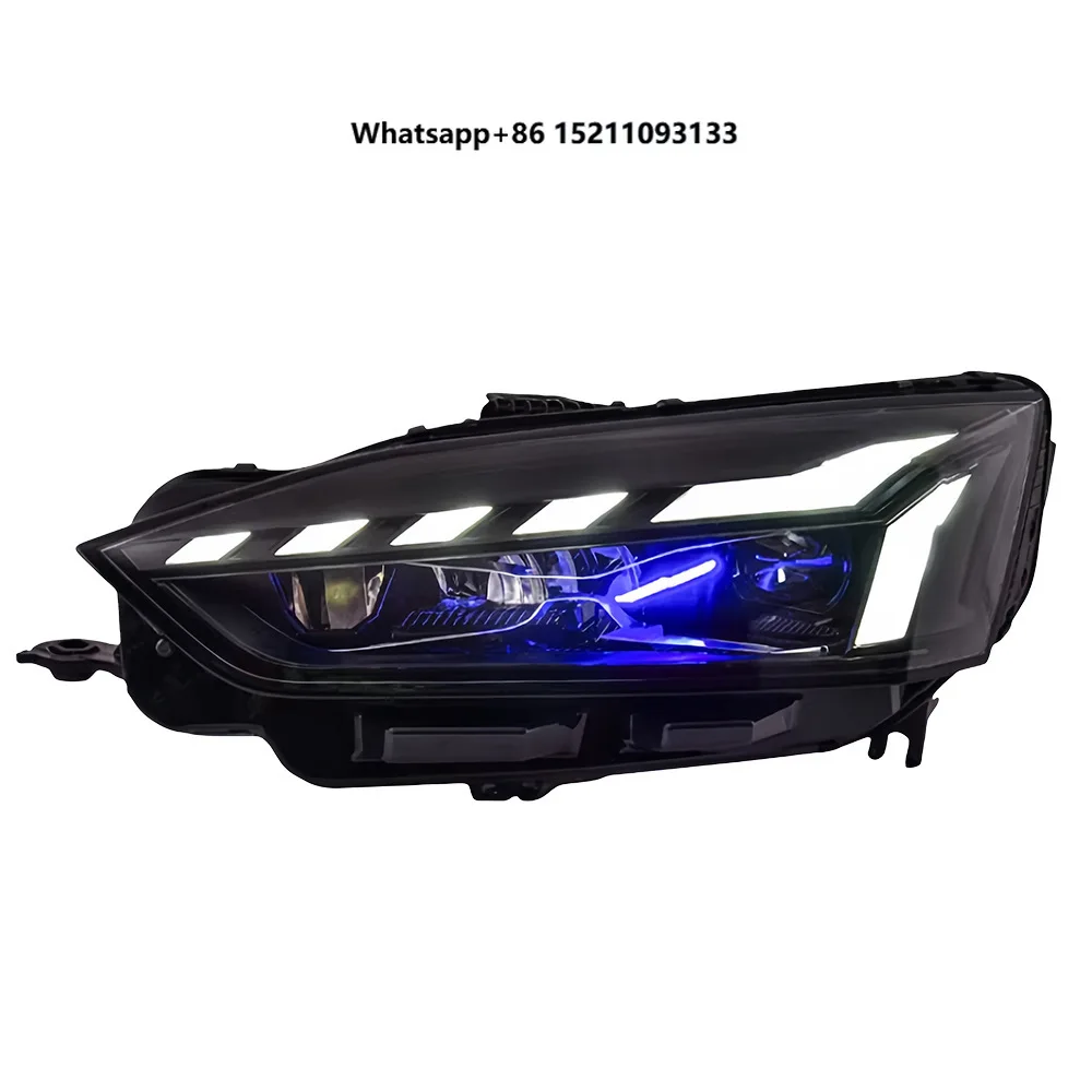 For 2017-2024 A5 Modified RS-style LED DRL with Flowing Turn Signals and Headlights 12V New 10000 Lumens 5000K