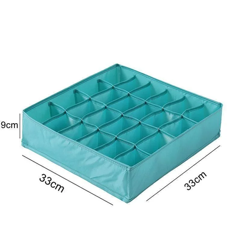 Clearance Sale 24 Grids Underwear Bra Storage Box Drawer Organizer Wardrobe Drawer Divider Clothe Storage Box for Scarfs Socks