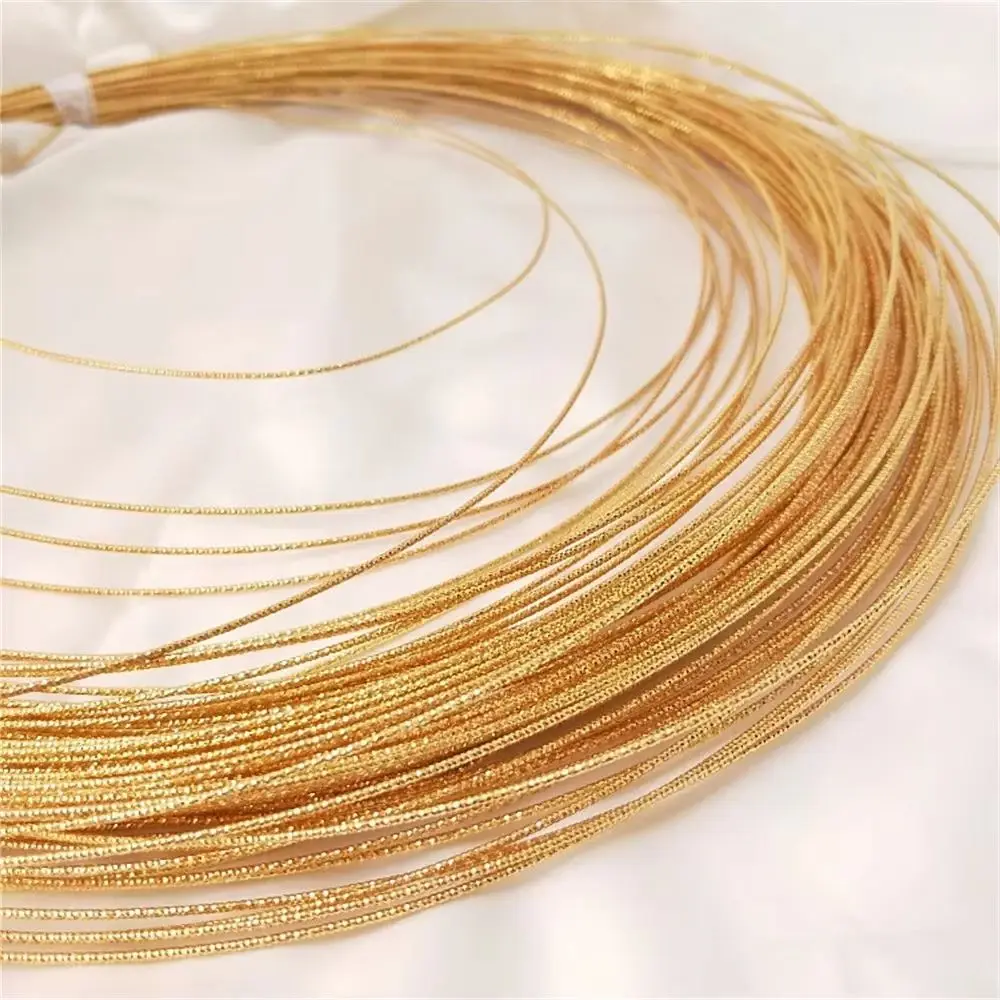 

Batch wire copper plating 18K true gold molding wire Copper wire twist hard wire DIY manual winding jewelry material